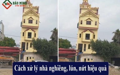 Dịch Vụ Nâng Chỉnh Nhà Nghiêng Tại TP.HCM
