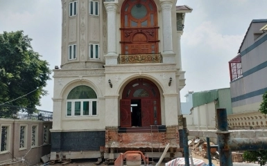 Nâng Chỉnh Nhà Nghiêng Tại Quận 12